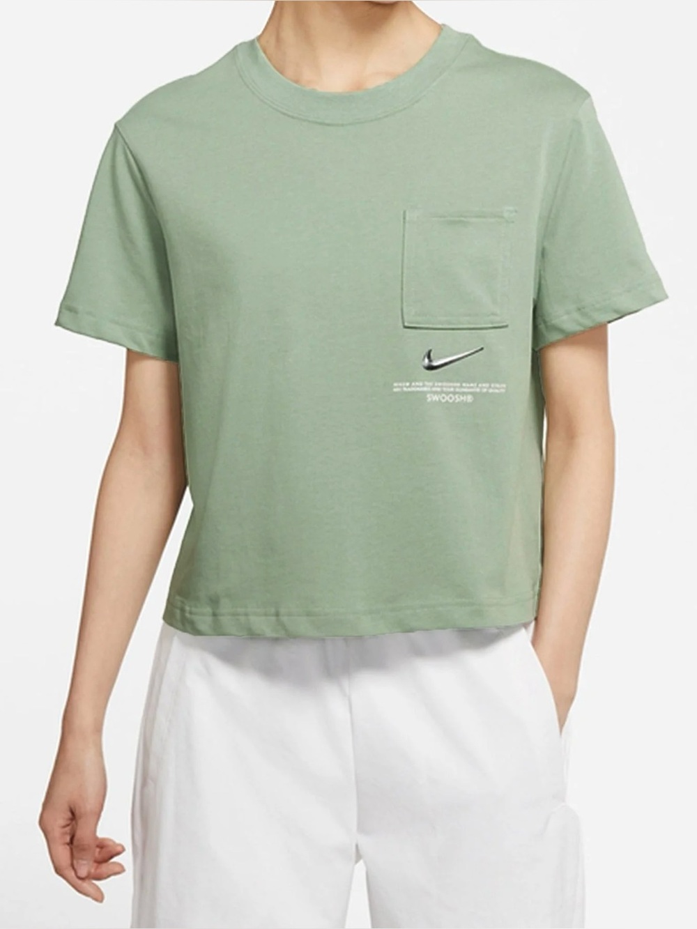 Nike Sportswear Swoosh Women's short-sleeved top DN4851-006 Size M (Dead-stock)